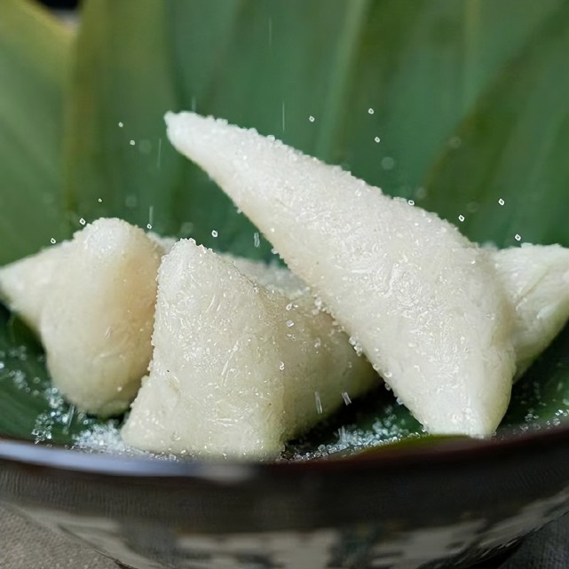 白粽子蘸砂糖