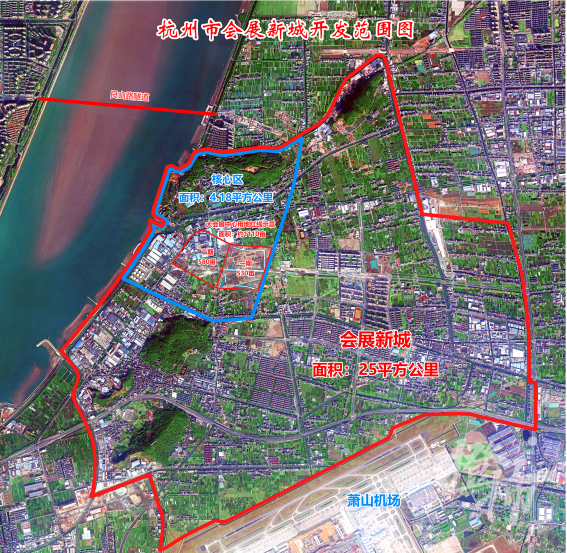杭州大会展中心两个展厅"双结顶"!年底力争完成全部场馆主体结构结顶