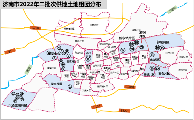 濟南市2022年第二次土地推介出讓新東站郭店長清主城片區板塊市場解析