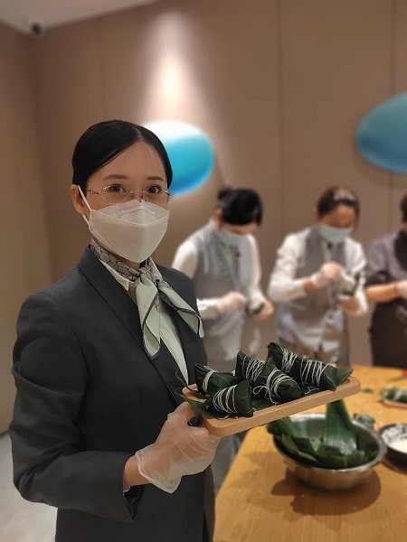 全季酒店于6月1日至5日,邀请住店客人参与"时节的味道·端午手工粽"手