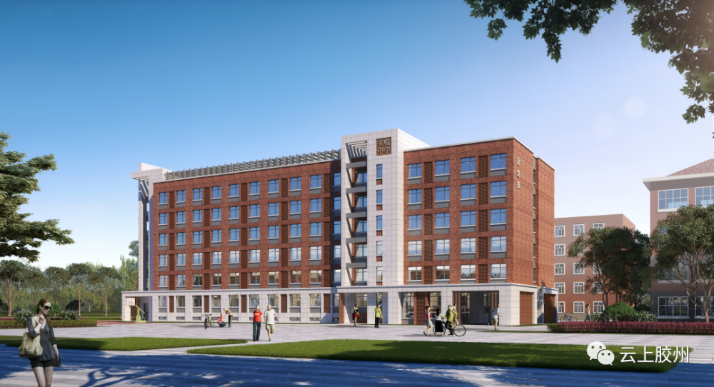 宿舍楼效果图据了解公寓楼按照八人间标准设计配有空调,插座,独立卫生