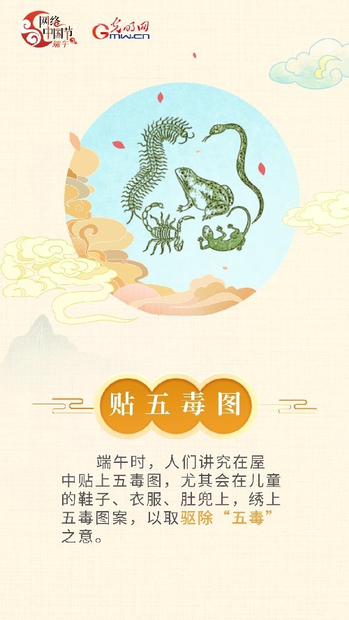 海报丨网络中国节端午端午习俗中的防疫智慧