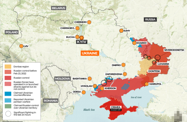 泽连斯基称,俄罗斯军队已经接近完全控制乌克兰东部的卢甘斯克州