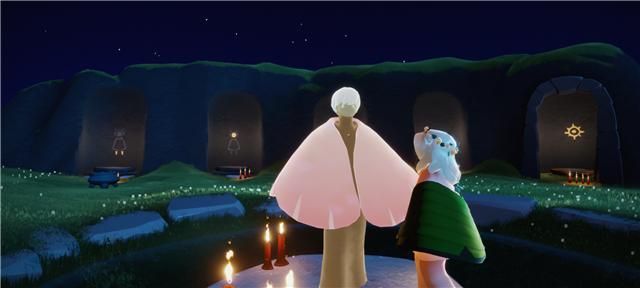 光遇粽叶斗篷压箱底搭配重组季花环这套穿搭太爱了