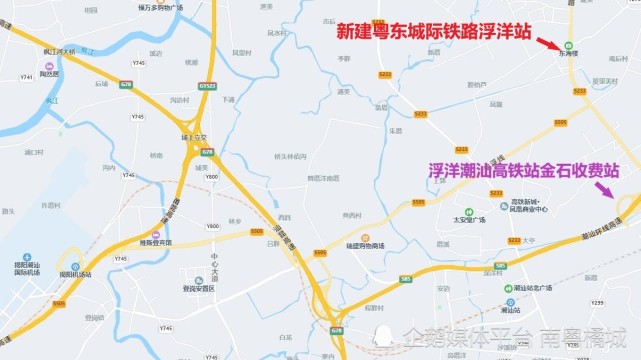 廣東粵東城際鐵路三個站點啟動建設工作,工程地點位於揭陽,潮州