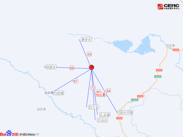 青海玉树州称多县发生30级地震