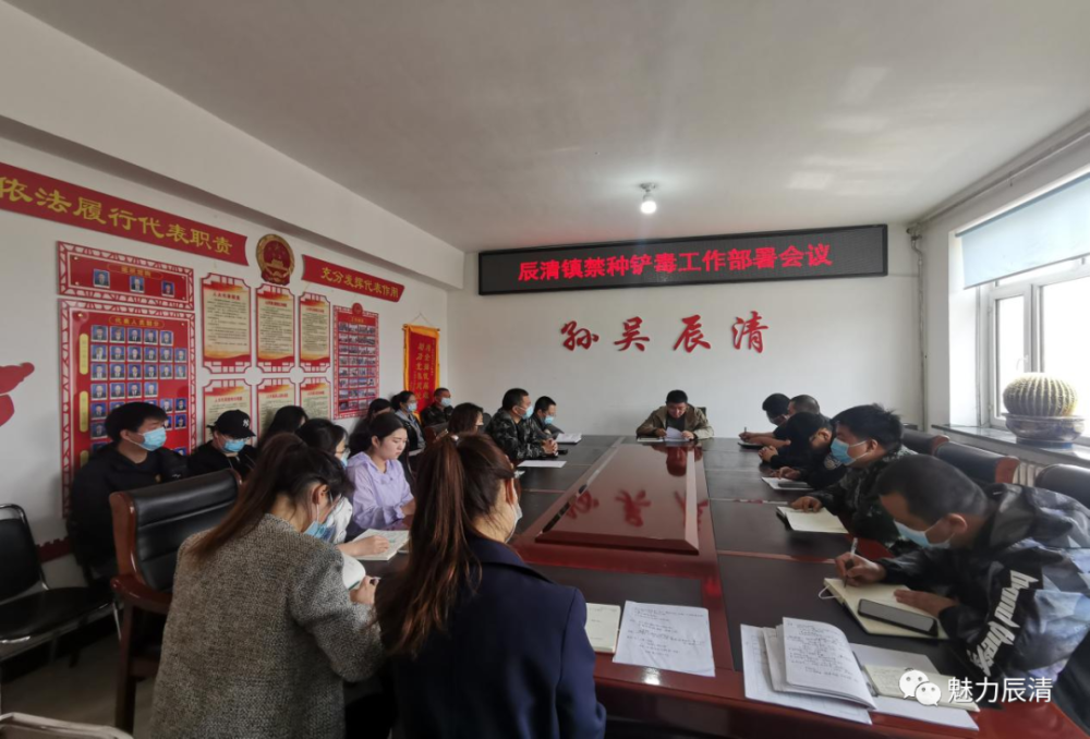 乡镇动态孙吴县辰清镇召开禁种铲毒工作部署会议