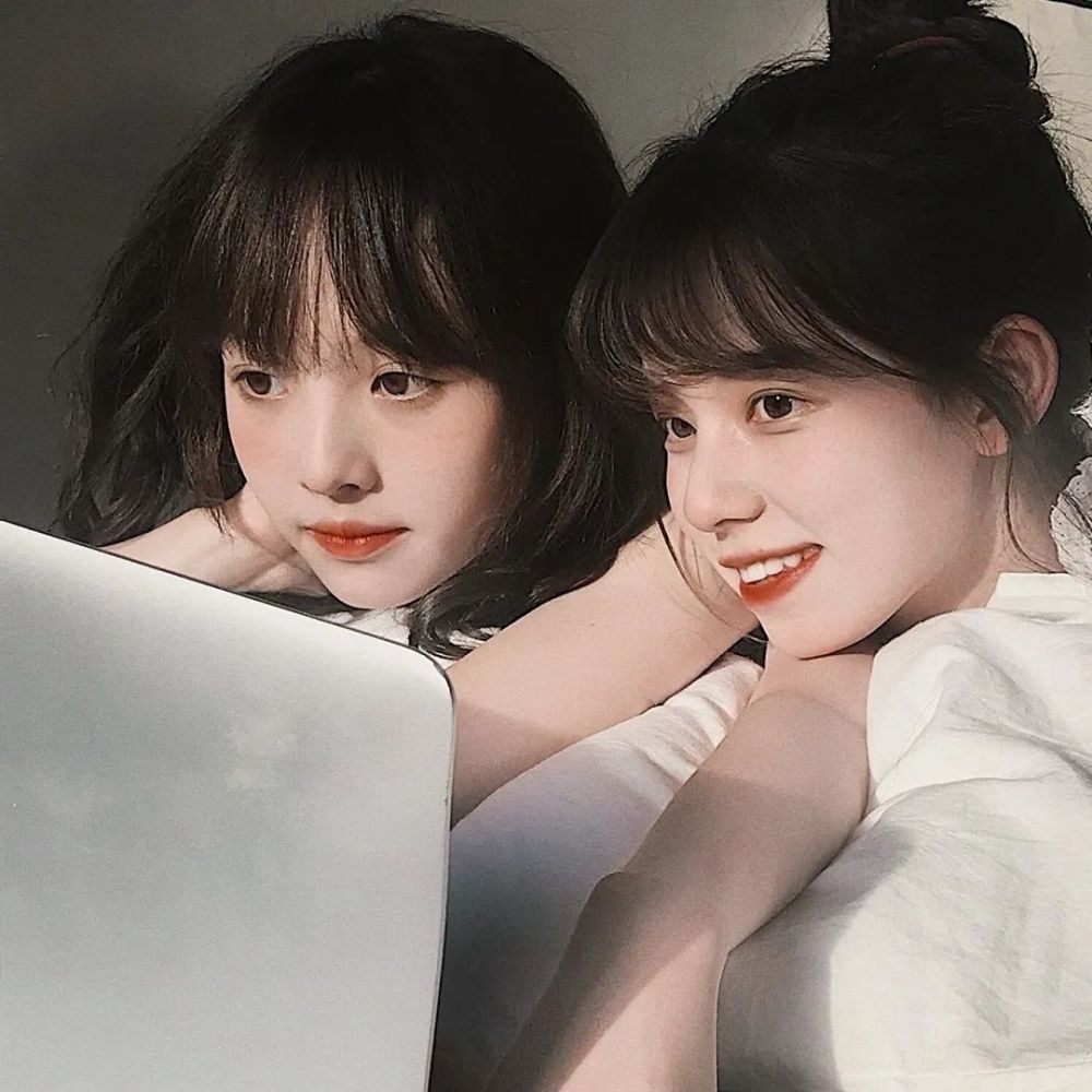 "头像"甜美可爱的闺蜜头像,优质好看,约姐妹一起用插图