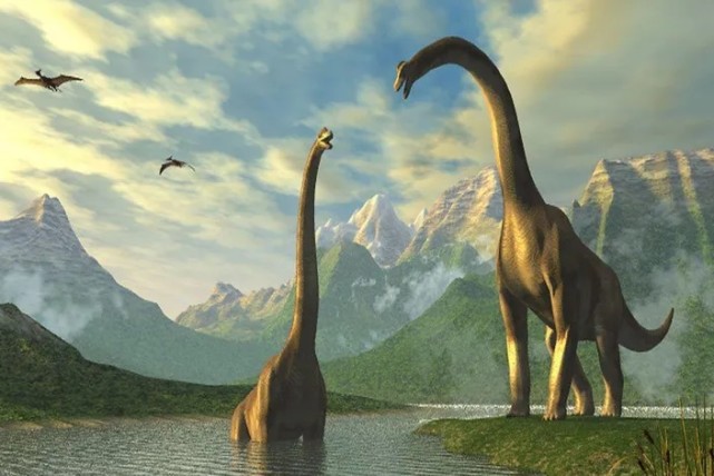 动物世界:身体极长的食草性恐龙——梁龙