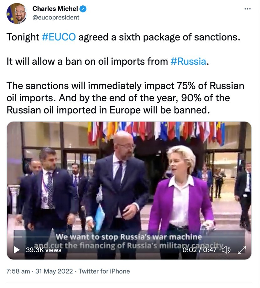 妥协换来“团结”：欧盟对俄“部分禁油”，谁会先撑不住？