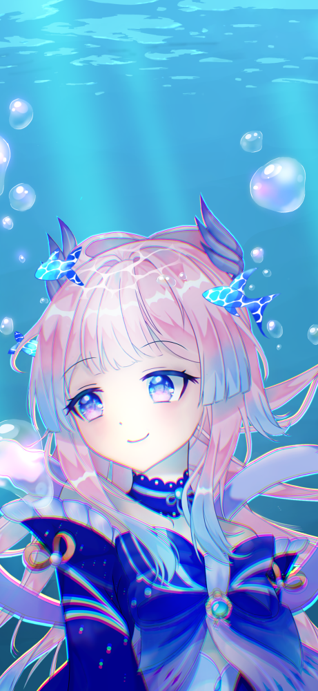 原神美图:深海公主亦是军师大人