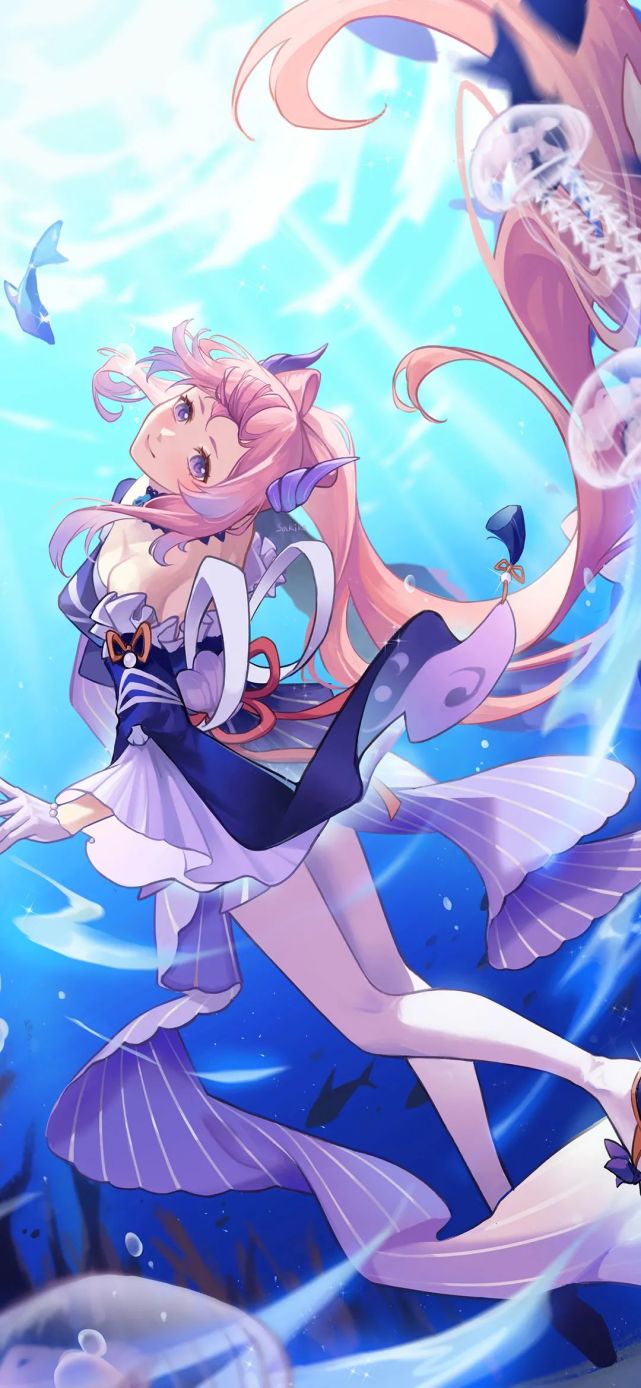 原神美图:深海公主亦是军师大人