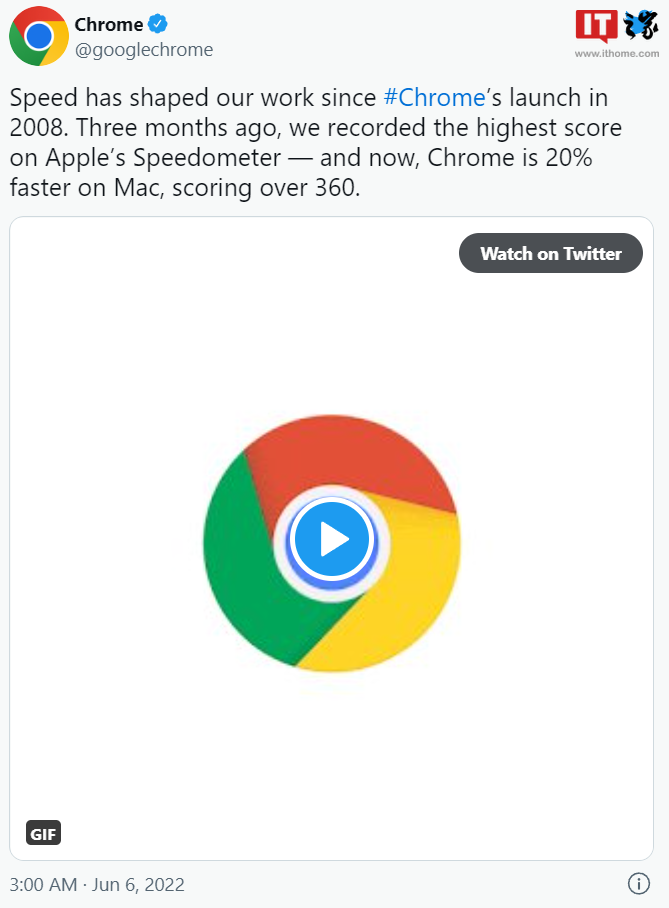 谷歌macos版chrome瀏覽器3個月提速20比safari快