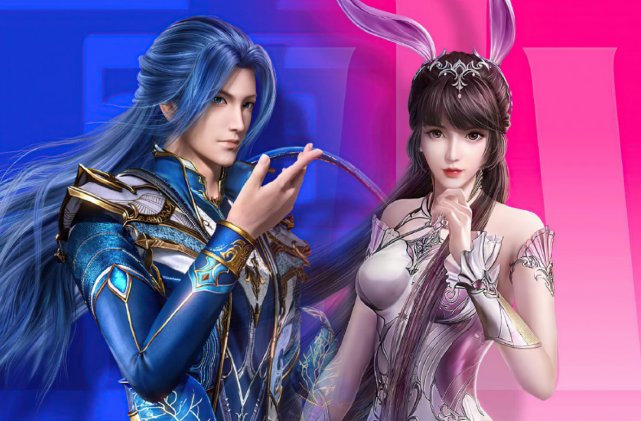 斗罗大陆七怪全新情侣照公开奥荣帅气合体小舞和唐三太有夫妻相