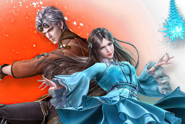 斗罗大陆七怪全新情侣照公开奥荣帅气合体小舞和唐三太有夫妻相