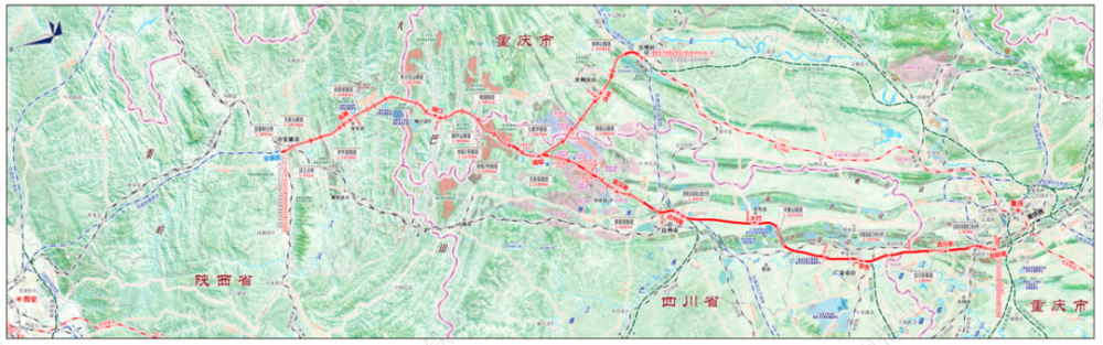 西渝高铁最新动态来了川内新建这5座车站