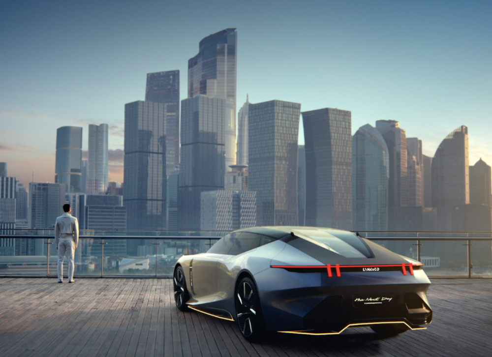 领克跑车亮相蛤蟆灯改了比长城机甲龙还拽独创蜻蜓门