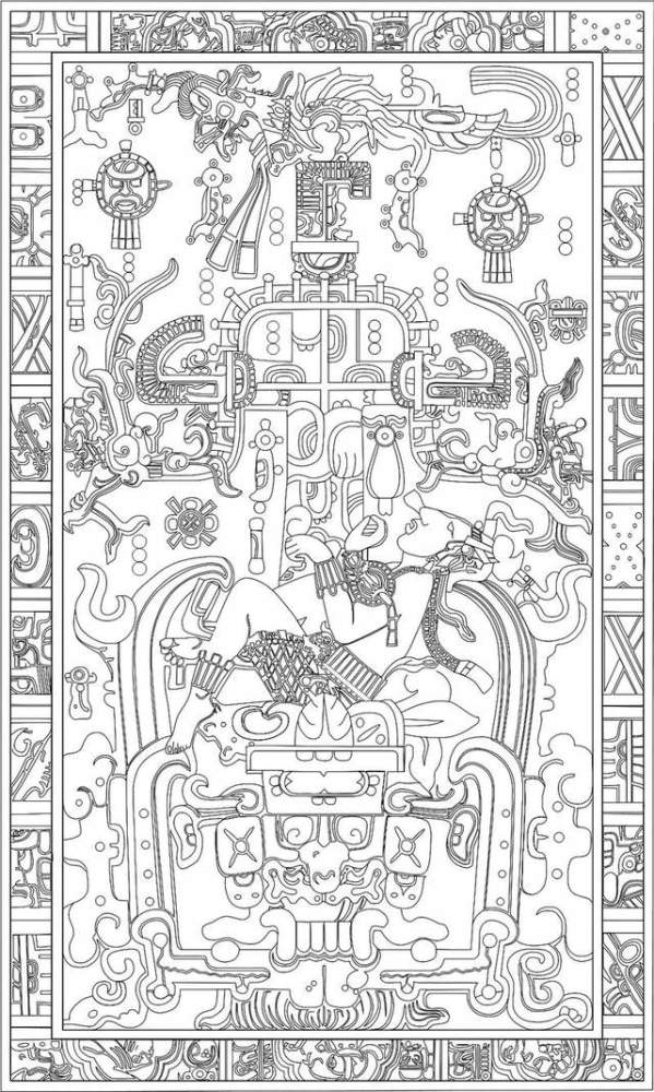 地球外确认有生命之源,玛雅文明的这幅"宇航员"也曾轰动一时_腾讯新闻