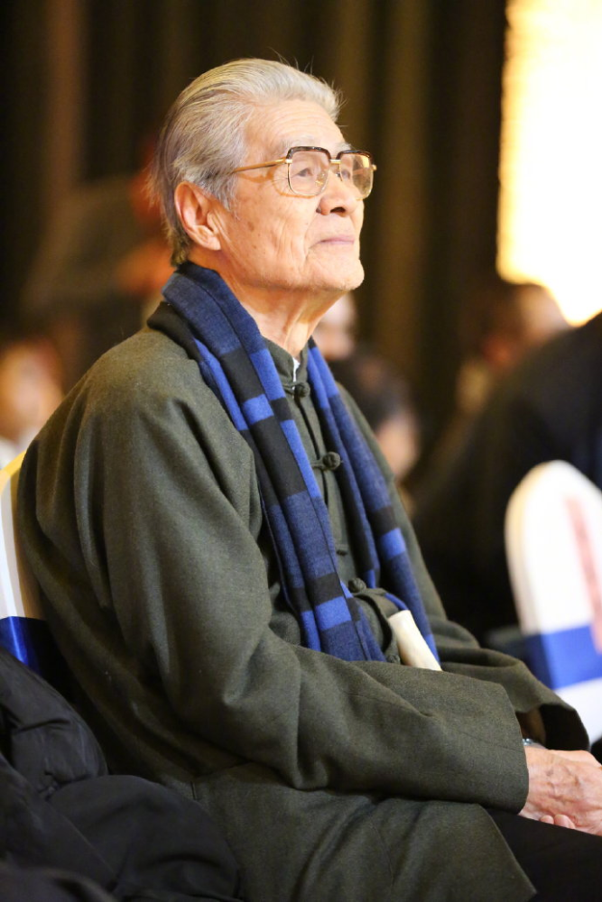 2020年,蓝天野携人艺老中青少四代演员