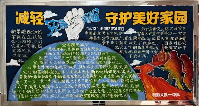 福建省森林消防总队防灾减灾主题板报展评活动