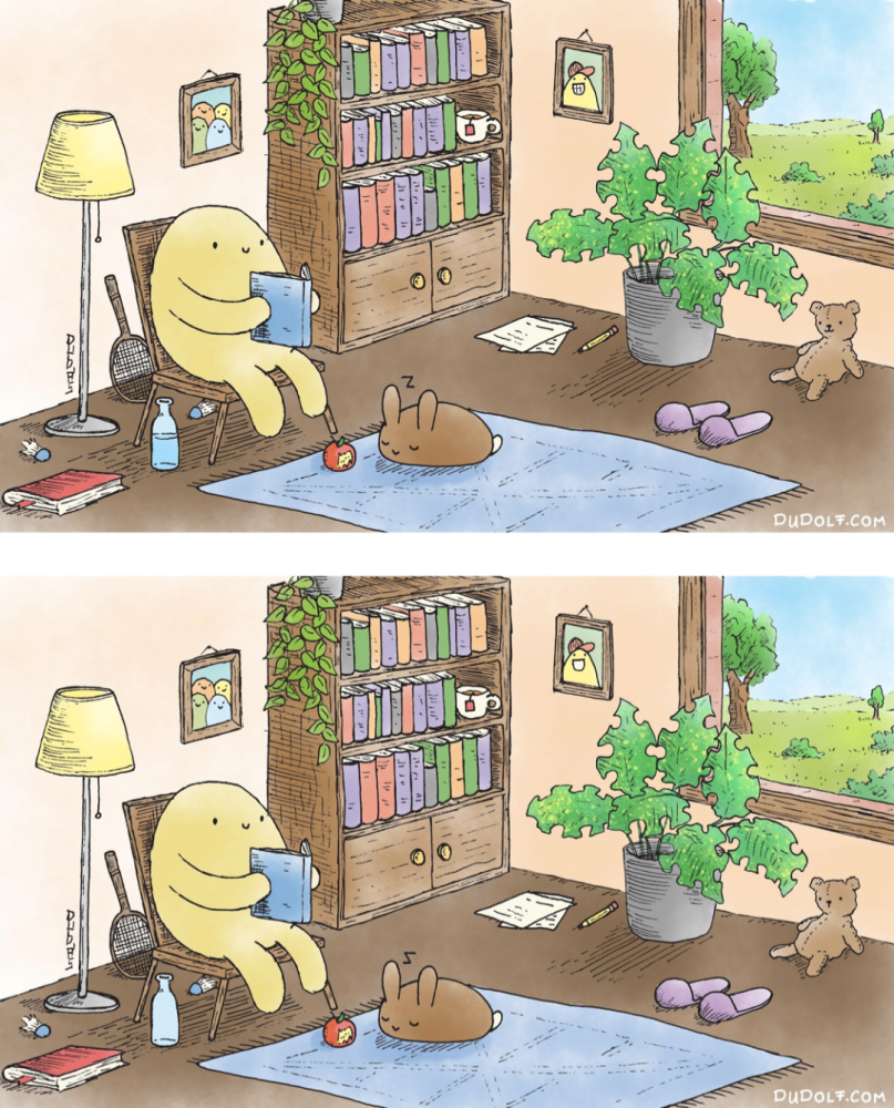 8幅“噩梦级”的找茬图，真心难到哭，让人怀疑题目都是错的_腾讯新闻