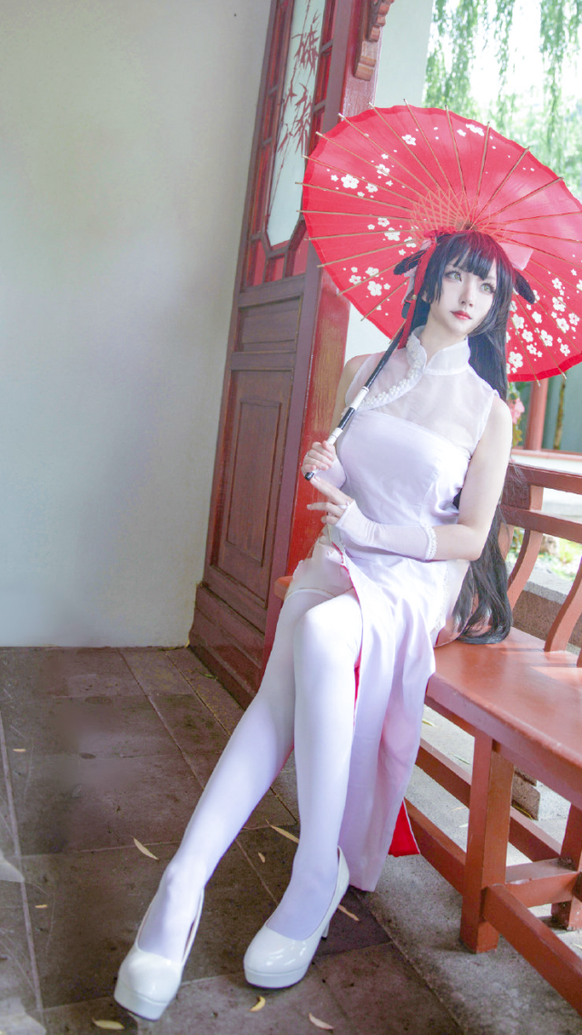 cos:碧蓝航线旗袍高雄獒cos正片@风筝筝