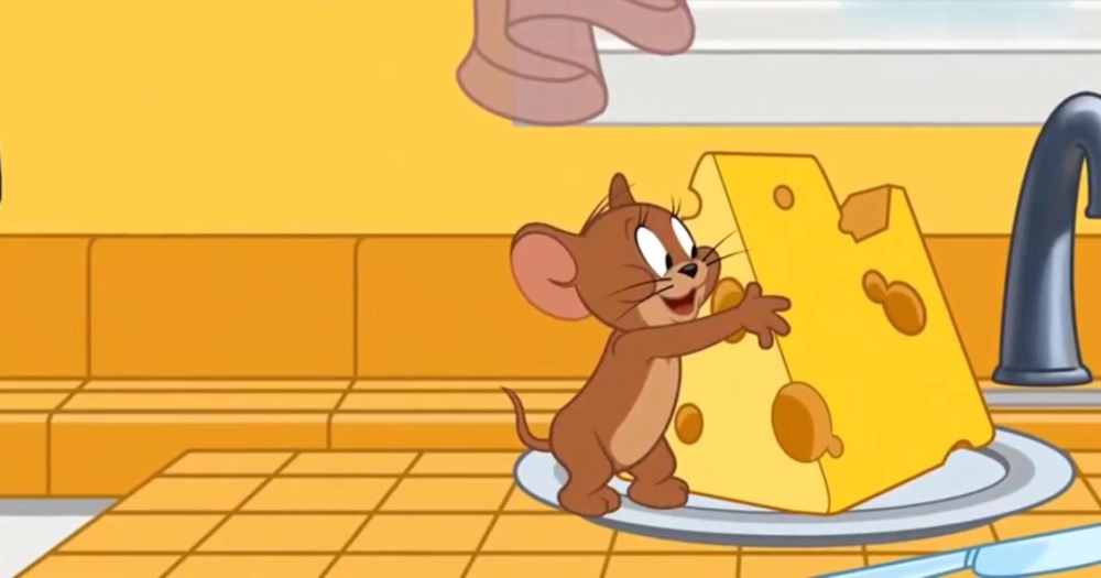 《猫和老鼠》同款奶酪蛋糕,满满的童年回忆,免蒸免烤可以免费_腾讯