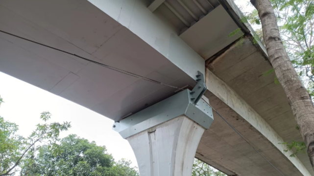 边墩加固效果图项目施工期间,广州交投集团下属年票公司克服交通组织