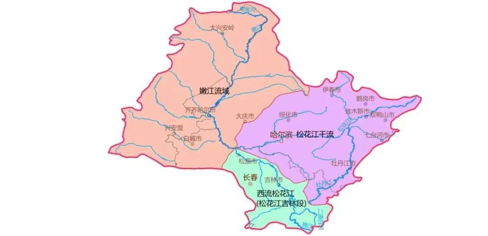 黑龙江松花江市地图图片