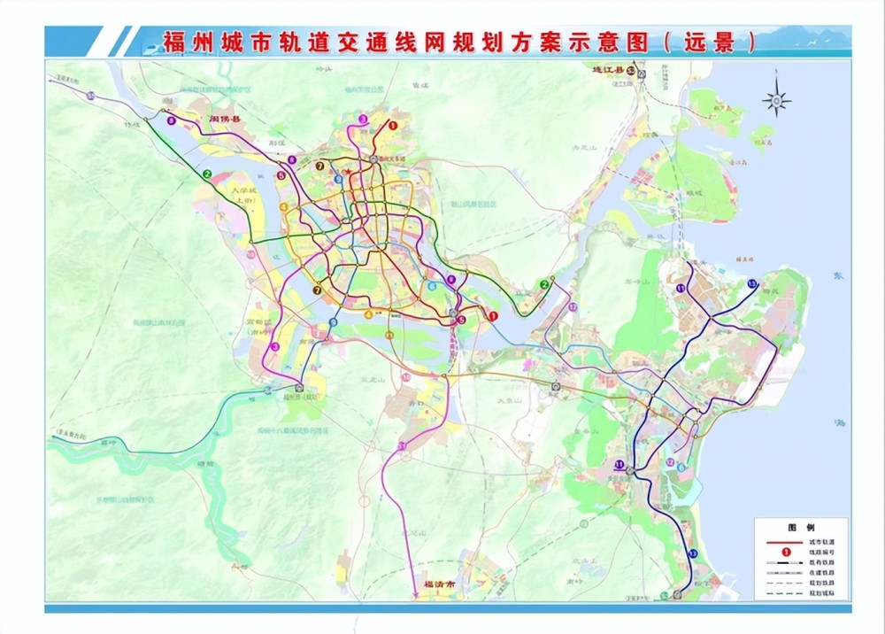 重磅福州最新城市軌道交通線網規劃獲批