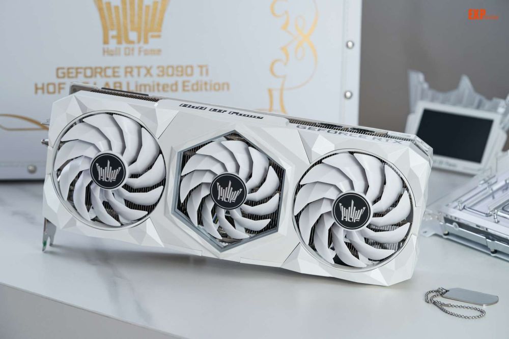 影驰rtx3090ti名人堂超频实验室限量版显卡评测为极限超频发烧友而造