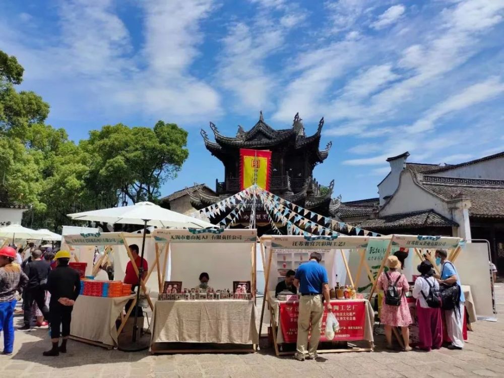 (11日精彩继续~)"运河拾遗"非遗市集出摊亮相在惠山古镇启动系列主题