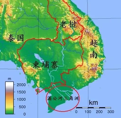 湄公河平原位于中南半岛南部.