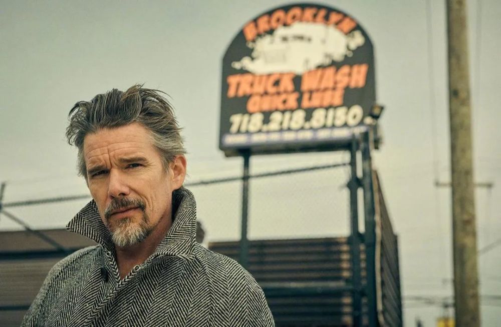 男星伊桑霍克therake杂志封面大片沧桑帅叔魅力十足