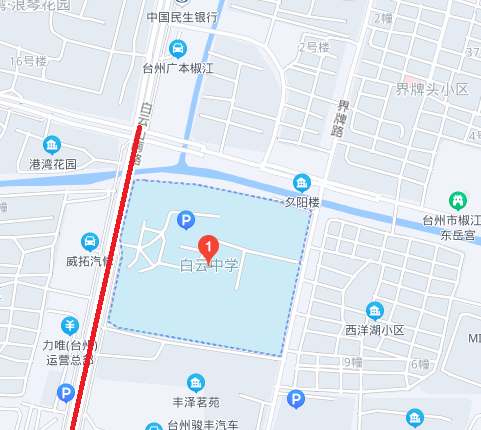 长岙路(建设路至青年路)青年路(育才路至长岙路)椒江二中管制路段8:00