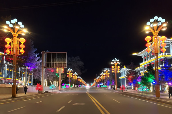 长白县街景图片