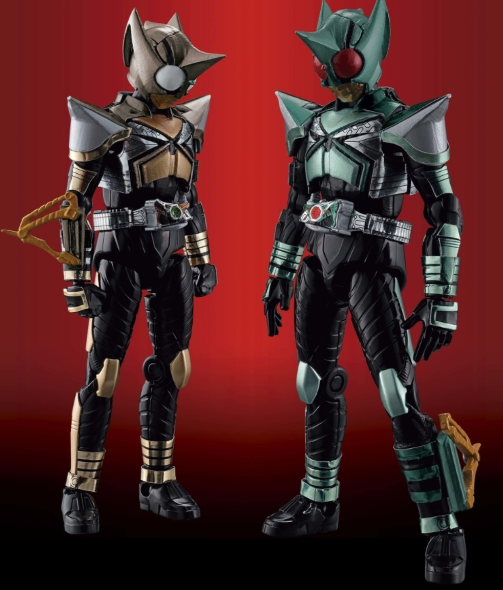 假面骑士甲斗食玩装动第二弹先行官图甲斗与钢斗的双最终形态