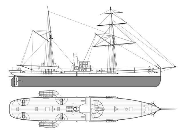 火力较弱,2月,沈葆桢调邓世昌任装备五尊前后膛炮的"振威"炮舰管带,并