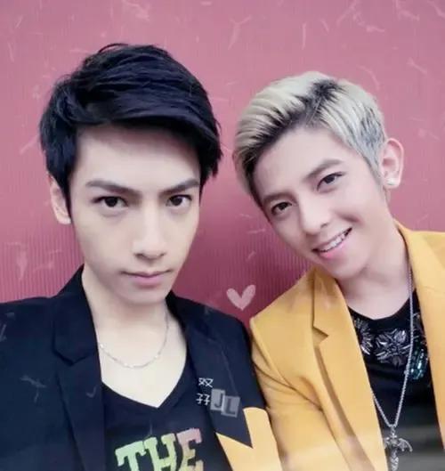 在2012年符龙飞还和罗云熙组过唱跳组合"双孖jl",他们俩当时还都是