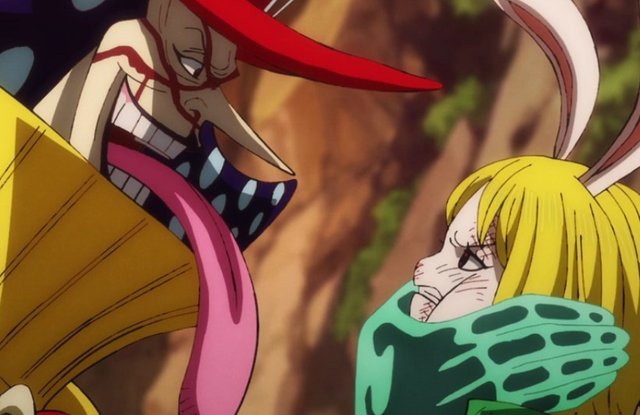 海贼王1021集加洛特激战长子罗宾和玛利亚对决的画面删减了