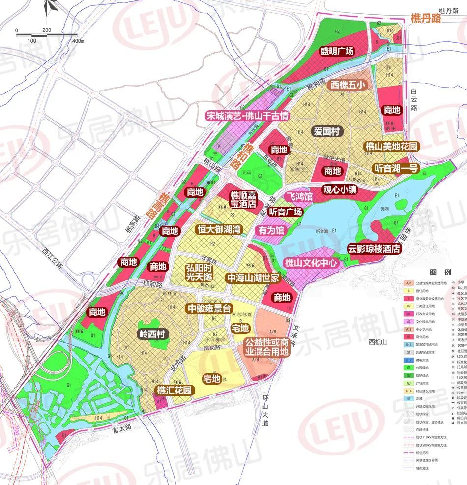 佛山多片區控規大調整涉地鐵28號19號線工改住新校等