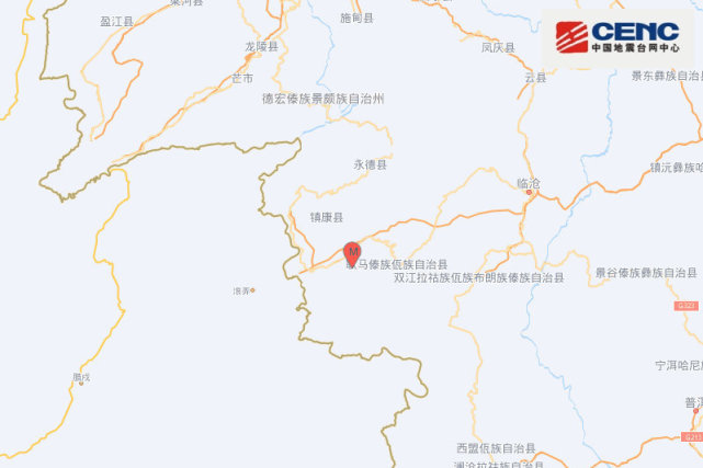 云南临沧市耿马县发生3.1级地震 震源深度20千米