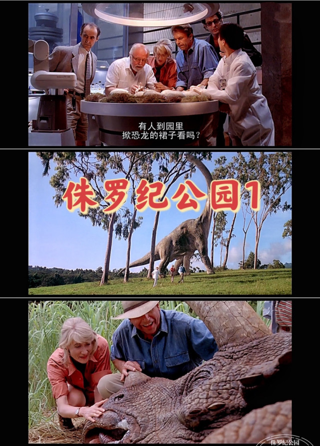 侏羅紀公園1(1993)劇情:富豪哈蒙德旗下一班科學家利用琥珀裡面困住的