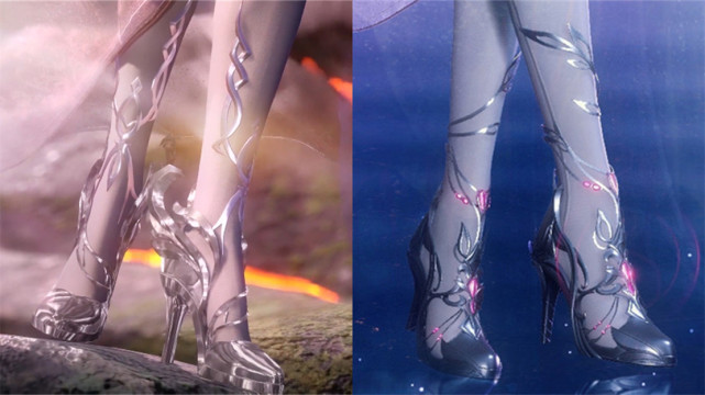 小舞复活新模型曝光水晶鞋被改肉袜变白丝身材二度发育