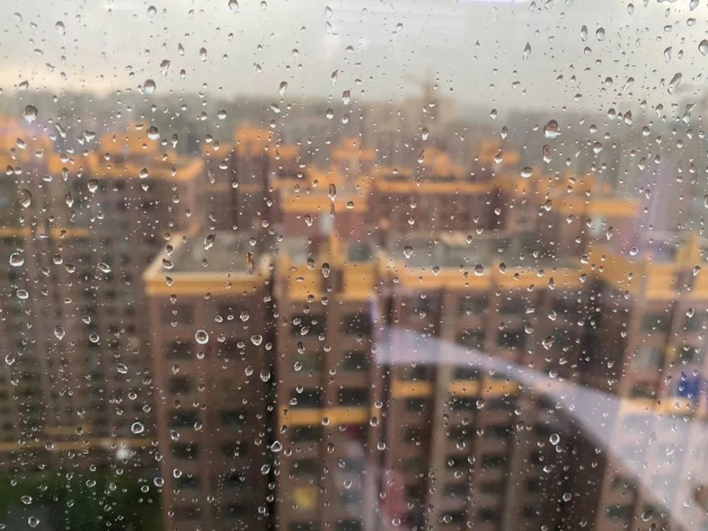 雨中伴有雷鸣,大风豆大的雨滴已经急促落下不一会儿刚刚小编看到窗外