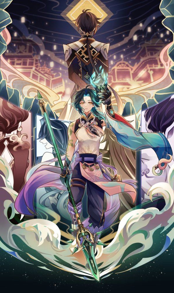 原神玩家画了一张正在被业障折磨的魈图,很丑但是点赞量很高!-cw资讯