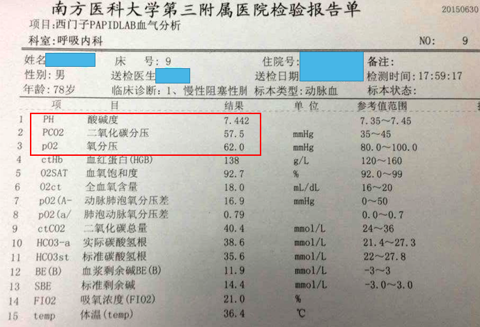 主任提问呼吸性酸中毒ph多少时需要补碱补多少