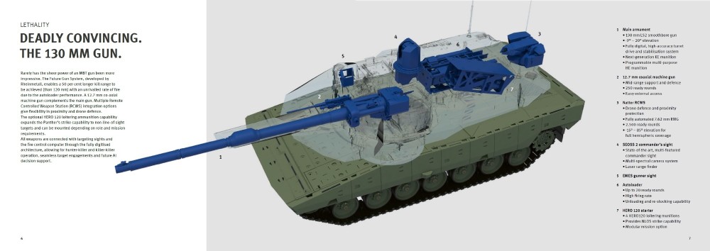 德法新式坦克亮相：德国“黑豹”坦克彰显科幻元素