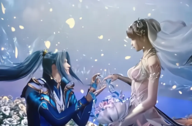 斗罗大陆:小舞"蓬蓬裙"限定婚纱公开,设计原稿无比华丽,s级身材瞩目!