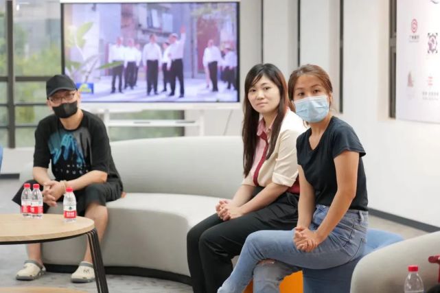 马力影像制片团队的负责人励启杰先生和运营单位香港籍创业助力官陆洁